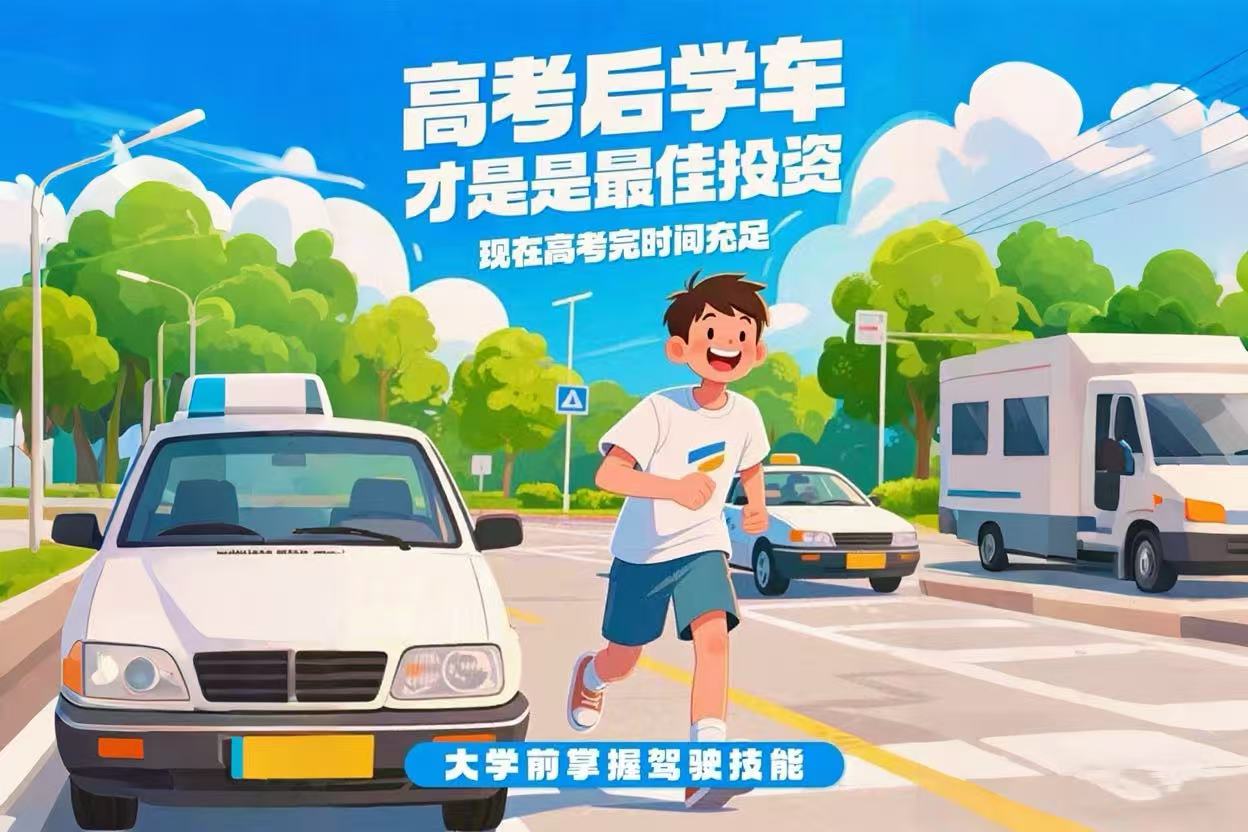 高考后学车，黄金期不容错过！